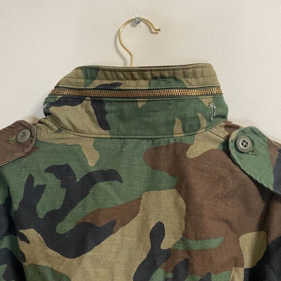 Men's M65 Field Jacket Woodland Camouflage Cold Weather Medium Regular - Picture 6 of 8